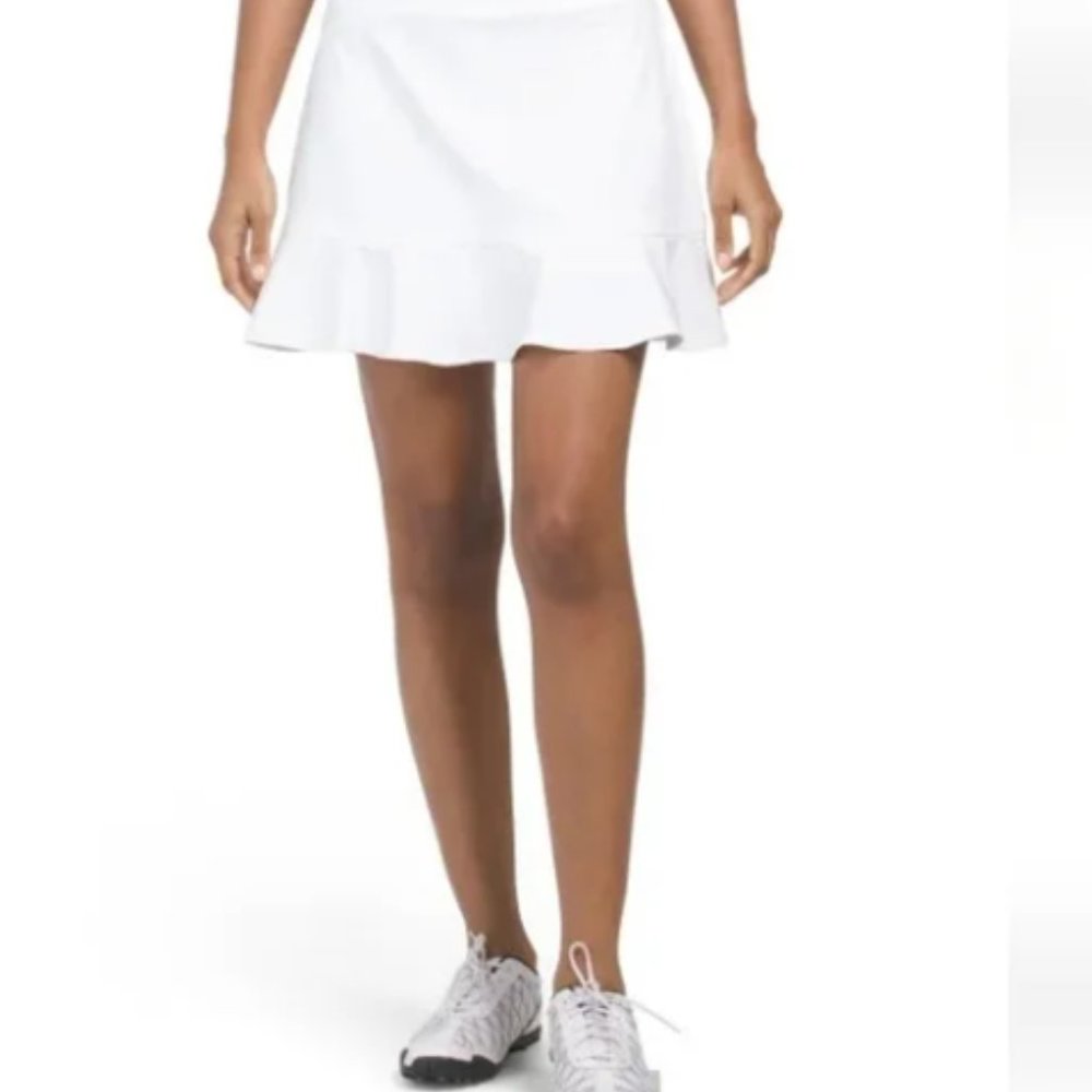 Tommy Bahama Skort Ruffled White Athletic Tennis Golf size X Large